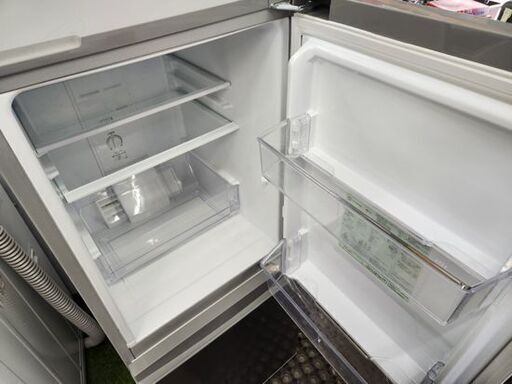 冷蔵庫 126L 2019年製 AQUA AQR-13J(S) シルバー 2ドア 単身  