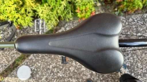 27インチ クロスバイク ナフコ 自転車 マットグリーン feelsky Feelsky