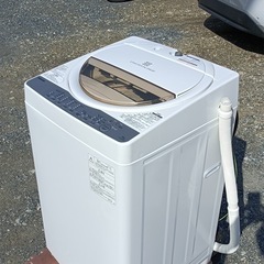 F1813【美品】TOSHIBA 電気洗濯機　6kg 2019年製 AW-6G8 F1813【美品】TOSHIBA 電気洗濯機 6kg 2019年製 AW-6G8