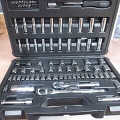 【愛品館 市原店】大理石調ガラス天板テーブル-スタンレー STMR71651 85ピース ソケットセット 中古品 ミリ/インチ 【ハンズクラフト宜野湾店】