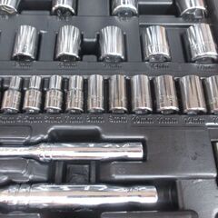 【愛品館 市原店】大理石調ガラス天板テーブル-スタンレー STMR71651 85ピース ソケットセット 中古品 ミリ/インチ 【ハンズクラフト宜野湾店】