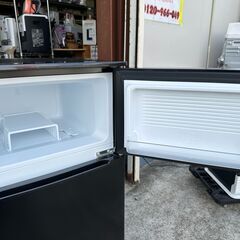 【動作保証あり】comfee コンフィー 2023年 RCT90BL 90L 2ドア 直冷式 冷凍冷蔵庫【管理KRR657】