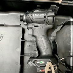 HiKOKI WH36DC本体と付属ケース ハイコーキ インパクトドライバ MV 36V バッテリー無し