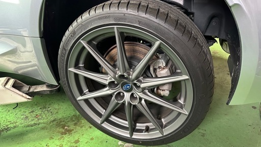 スバル BRZ ZD8 Sグレード 純正ホイール 18インチ 7.5J +48 PCD100 215