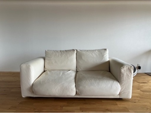 無印良品 ソファ 無印良品（MUJI）ハイバックリクライニングソファ 2人