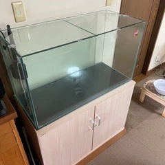 【半額以下】GEX アクアリウムグラステリア900＋専用台座＋ポンプ