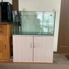 半額以下】GEX アクアリウムグラステリア900＋専用台座＋ポンプ