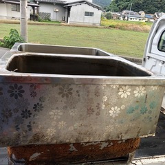 中古ステンレス浴槽 2台セット値下げ
