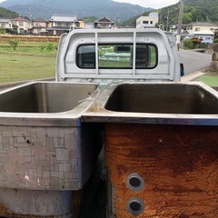 中古ステンレス浴槽 2台セット値下げ
