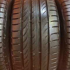 PIRELLI POWERGY 215/60R16 16インチ 夏タイヤ 4本 23年製 バリ溝 オデッセイ エスティマ クラウンロイヤル等　(VTN123) 