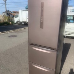 万代店　パナソニック 3ドア 冷蔵庫 365L NR-C37EM-T エコナビ搭載 自動製氷付き 