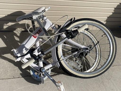 美品 白 折り畳み自転車 1ZERO1 20インチ 6段ギア 田川郡香春町 Amazon