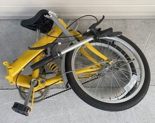黄色　折り畳み自転車　20インチ　田川郡香春町 黄色 折り畳み自転車 20インチ 田川郡香春町