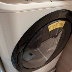 値下げしました！取りに来れる方12kg日立斜めドラム乾燥機付き