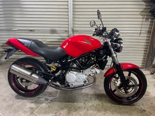 VTR250 始動動画　タイヤ前後バリ山　実働