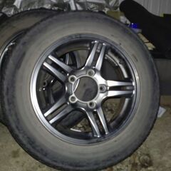 ジムニー純正ホイール４本　純正最軽量　ガンメタ