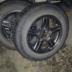 ジムニー純正ホイール４本　純正最軽量　ガンメタ