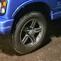 ジムニー純正ホイール４本　純正最軽量　ガンメタ