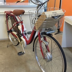 ＜修理・整備済・美品車＞あさひ・enersysエナシス・26インチ電動自転車・ レッド・子供乗せ別途出来ます。 修理・整備済・美品車＞あさひ・enersysエナシス・26インチ電動自転車