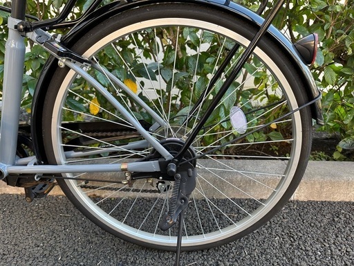 お譲り先決定】折りたたみ自転車 モスグリーン 20インチ