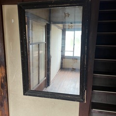 【O-925】鏡 ミラー ウォールミラー 壁掛け 大型 昭和レトロ アンティーク GO-272】鏡 ミラー ウォールミラー 壁掛け 大型 昭和レトロ アンティーク