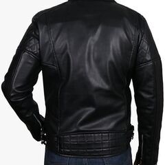 Sheep Leather quilted shoulder Jacket羊革キルティングショルダージャケット