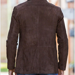 スエードレザー2つボタンジャケット Suede Leather 2 Button Blazer/Jacket