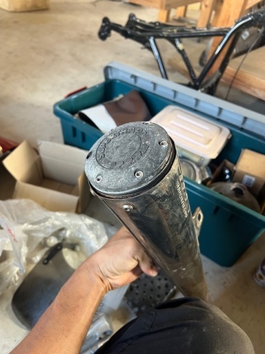 SR400 SR500 スパトラ SR400、500用スーパートラップ マフラー SR