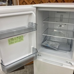 【愛品館江戸川店】保証充実 SHARP 2021年製 152L　2ドア冷凍冷蔵庫 SJ-D15H-W