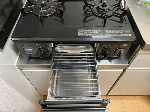 都市ガス用リンナイガステーブル完動美品