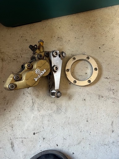 SR400 SR500 フロントブレーキ320mm化