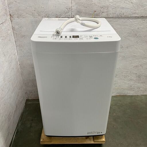 230427) ハイセンス 全自動電気洗濯機 HW-E4503 4.5kg 2020年製
