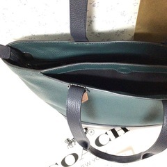 新品コーチ トートバッグ ハミルトン トート グリーン フォレスト