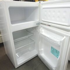 西岡店 2ドア 冷蔵庫 85L 2020年 amadana Haier T-RF85B ホワイト 80L