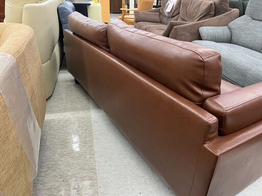 ビンテージ風 3人掛けソファー 美しいエレガントな姿、アンティーク風