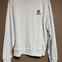 新品・未使用　KENZO 水色 花刺繍 スウェット トレーナー