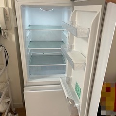 【美品】 ハイセンス 冷蔵庫 2024年製 幅49cm 175L ホワイト HR-D1701W 2ドア 大容量冷蔵室