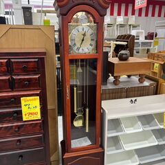 柱時計　ホールクロック　クオーツ　※振り子動きません 柱時計 ホールクロック クオーツ ※振り子動きません