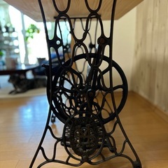 FUJITA アンティークミシンの脚　網目　テーブル