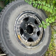 195/80 15 スタッドレス4本セットホイール付