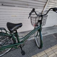 [Southernport]Tous les jours(トゥレジュール)26吋  ファミリーサイクル 外装6段(アーミーグリーン)