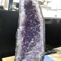 143/610 天然水晶 アメジストドーム 紫水晶