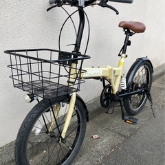イオンバイク ホッパー 20インチ 6段変速 折り畳み自転車 リアサス