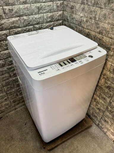 【高年式】大阪送料無料★3か月保障付★洗濯機★2023年★HW-T55H★S-3 高年式】大阪送料無料☆3か月保障付き☆洗濯機☆2023年☆ハイセンス