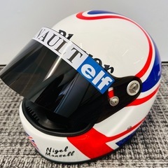 希少 1/1 実物大1983 ナイジェル-マンセル F1 ヘルメット