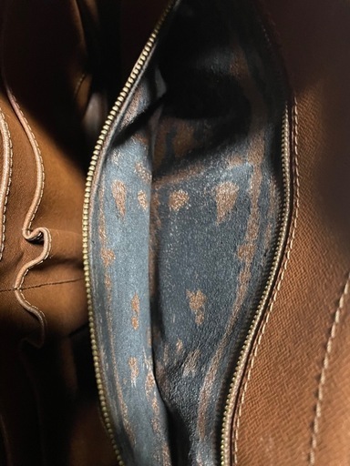 帯 和服 長さ(約)221㎝ 献上連珠文様 茶系 仕立て上がり 和装 苫小牧西