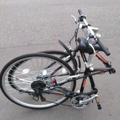 【売約済み】Beluga 折りたたみ式 クロスバイク 17,800円 🚲 6段切替 💡オートライト付 安心の新規防犯登録料込み 473