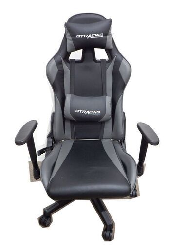 新札幌 GTRACING ゲーミングチェア GT002 ブラック系 幅730mm×奥行550mm×高さ1300mm No.2856