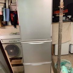 シャープ 350L冷蔵庫 SJ-W351E-S　2018年式　6-356