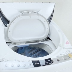 送料無料) 洗濯・乾燥機 洗8kg 乾4.5kg 温風で完全に乾かす